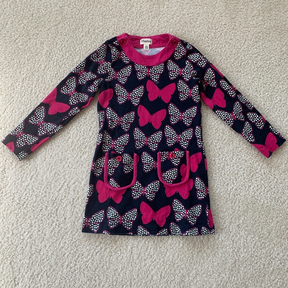 Girls Harley butterfly dress